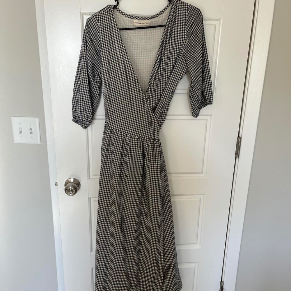 LCW Blue Gingham Astrid Dress